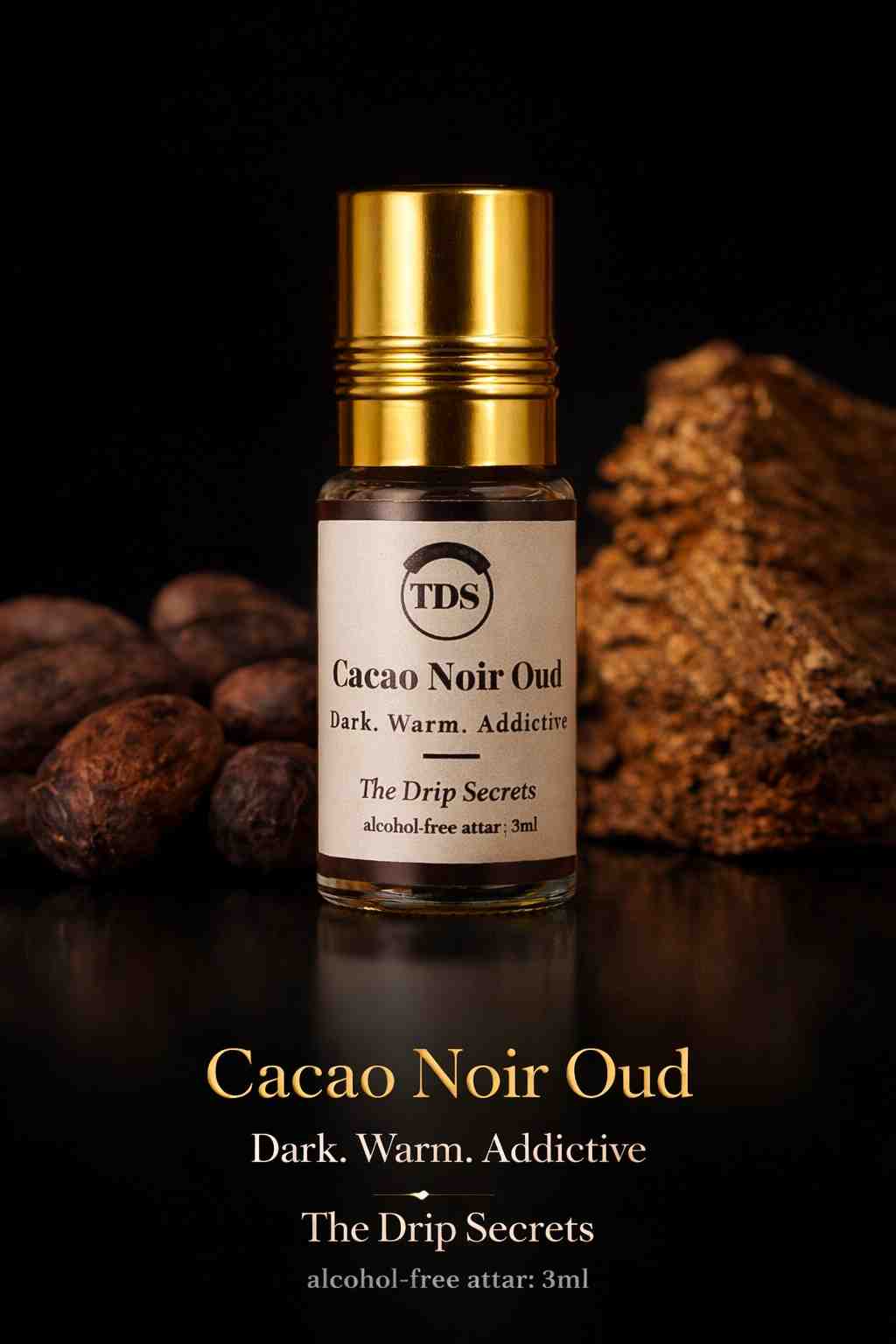 Cacao Noir Oud- Pure chocolate Oud attar