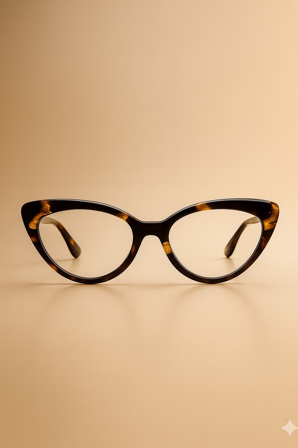 Tortoise Shell Cat-Eye Glasses - Image 2