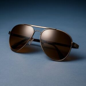 Bronze Horizon | Mocha Aviator Sunglasses