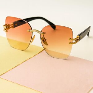 Sunset Rose | Rimless Luxury Eyewear