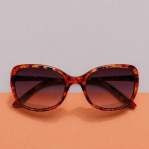 Sienna Oval | Tortoise Shell Butterfly Sunglasses