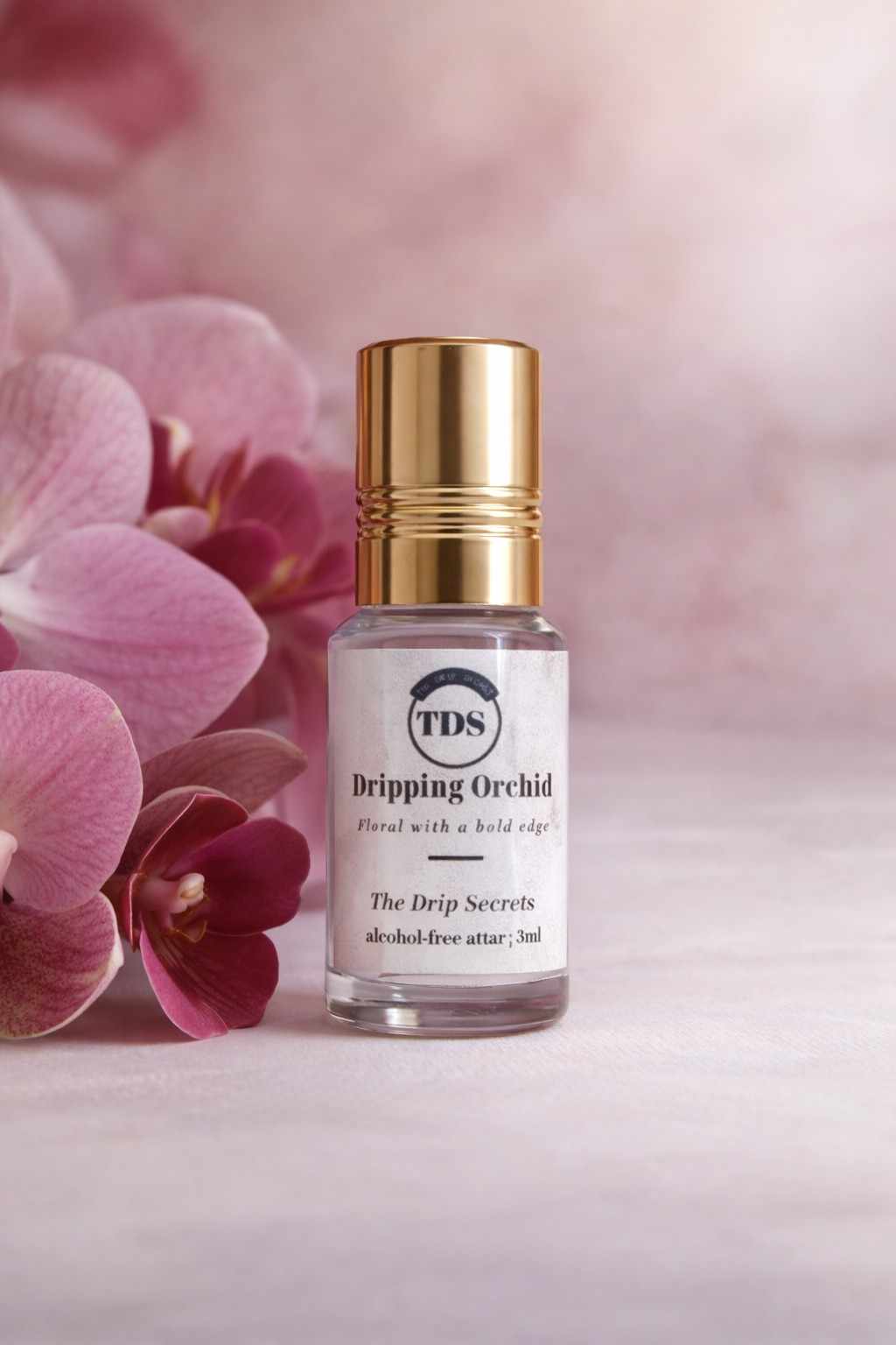 Dripping Orchid soft floral attar long lasting by The Drip Secrets