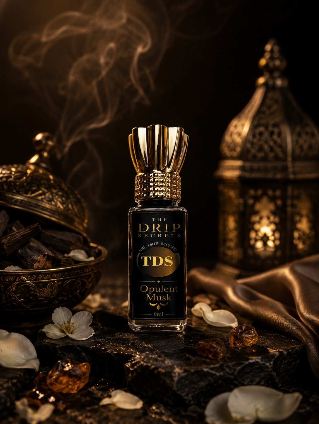 Opulent musk perfume attar