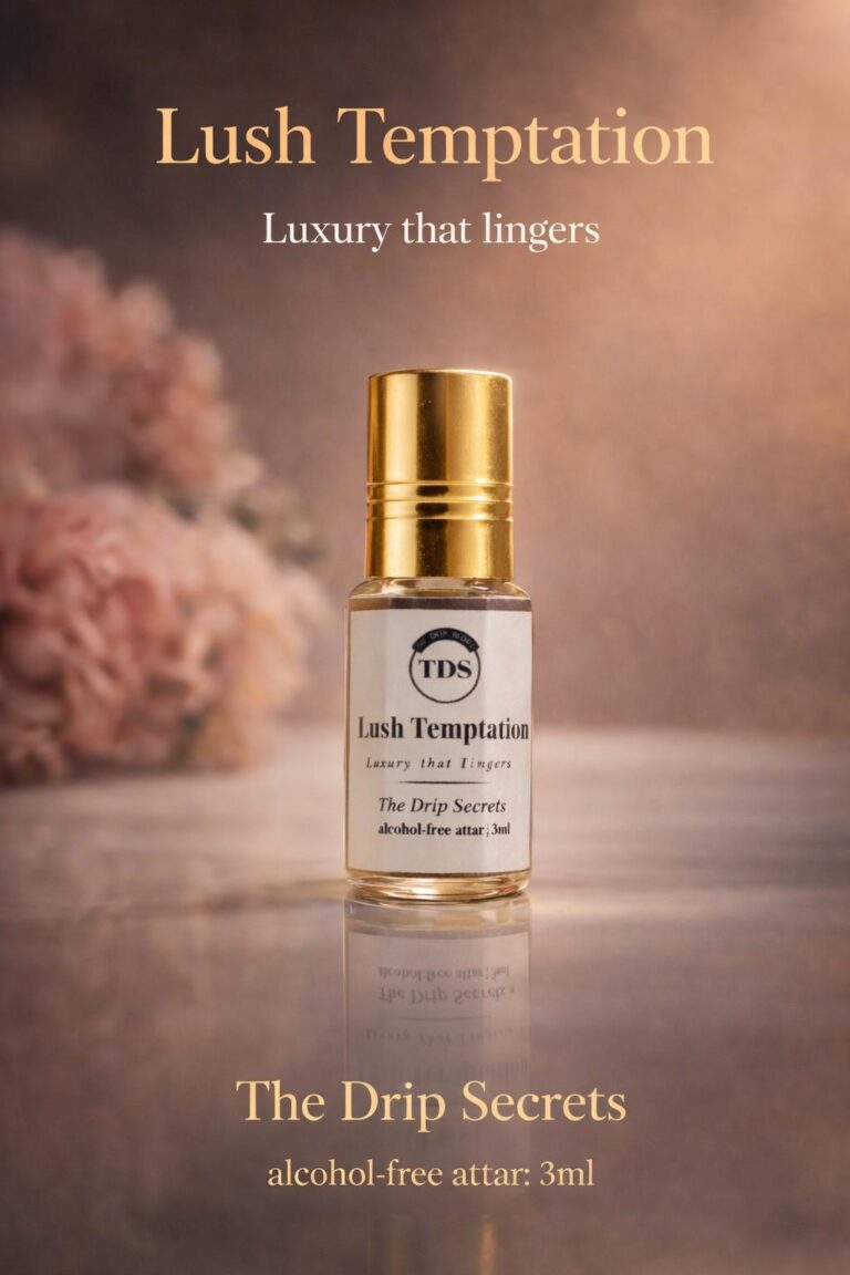 Lush Temptation best long lasting attar for women by The Drip Secrets