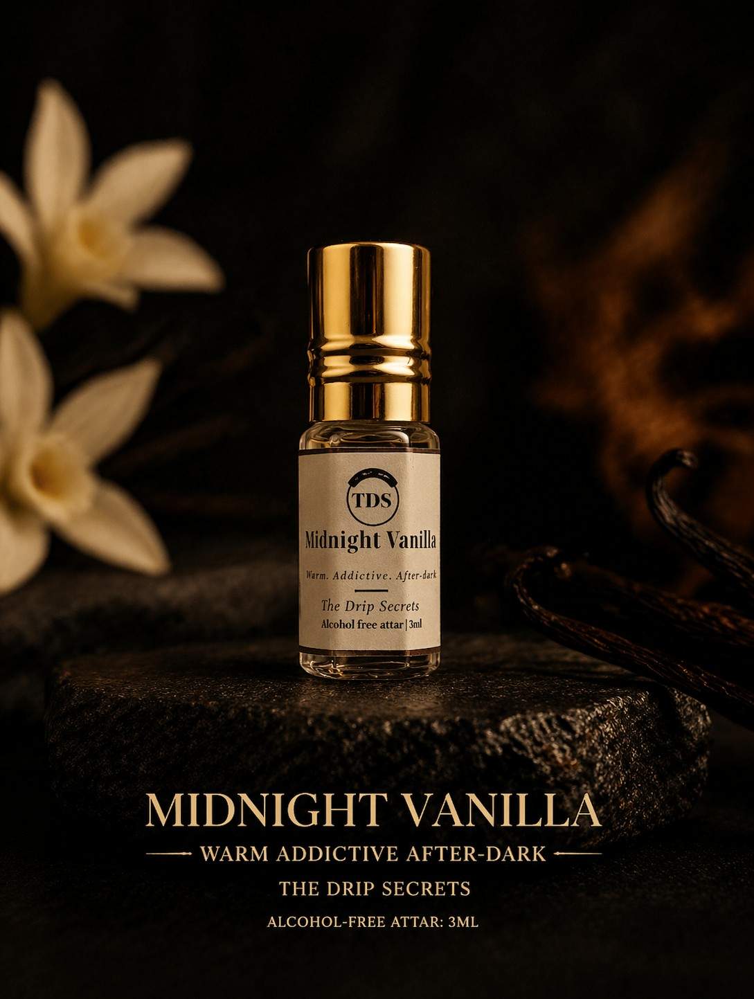 Midnight Vanilla- bold, feminine fragrance